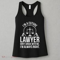 Im A Future Lawyer Apparel Law Student Gift Women's Tank Top thumb 3