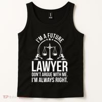 Im A Future Lawyer Apparel Law Student Gift Tank Top thumb 2