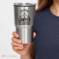 Im A Future Lawyer Apparel Law Student Gift Tumbler thumb 2