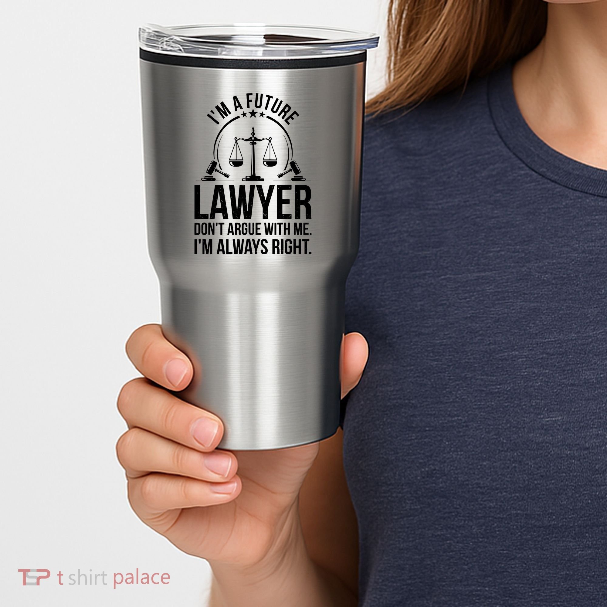 Im A Future Lawyer Apparel Law Student Gift Tumbler