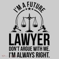 Im A Future Lawyer Apparel Law Student Gift Mousepad thumb 1