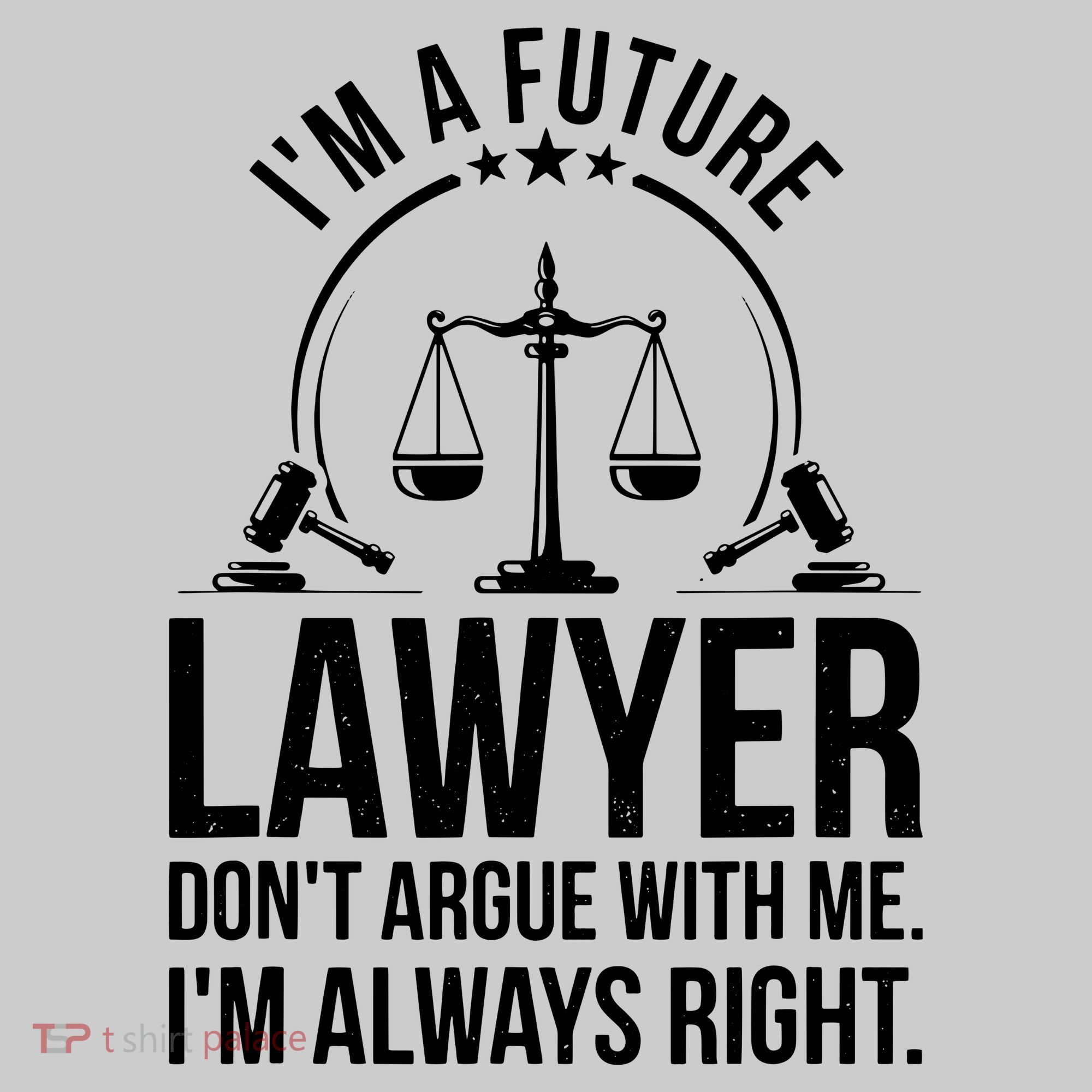 Im A Future Lawyer Apparel Law Student Gift Mousepad