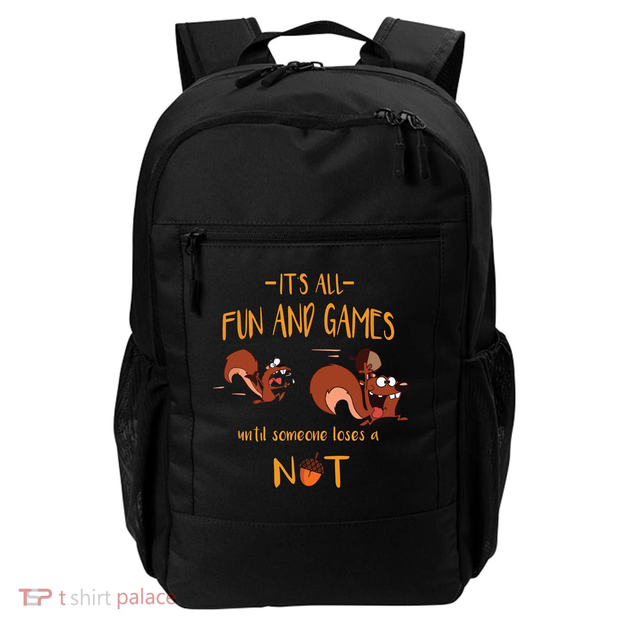 It's All Fun And Games Until Someone Loses A Nut Backpack