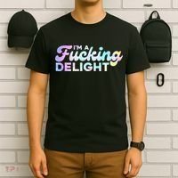 Im A Fucking Delight Funny Sarcasm Im A Delight Tie Dye T-Shirt thumb 6