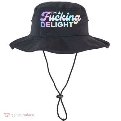 Im A Fucking Delight Funny Sarcasm Im A Delight Tie Dye Bucket Hat