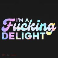 Im A Fucking Delight Funny Sarcasm Im A Delight Tie Dye Women's Hoodie thumb 2
