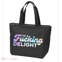 Im A Fucking Delight Funny Sarcasm Im A Delight Tie Dye Tote Bag thumb 3