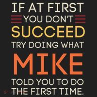 If At First You DonT Succeed Try Doing What Mike Golf Towel thumb 3