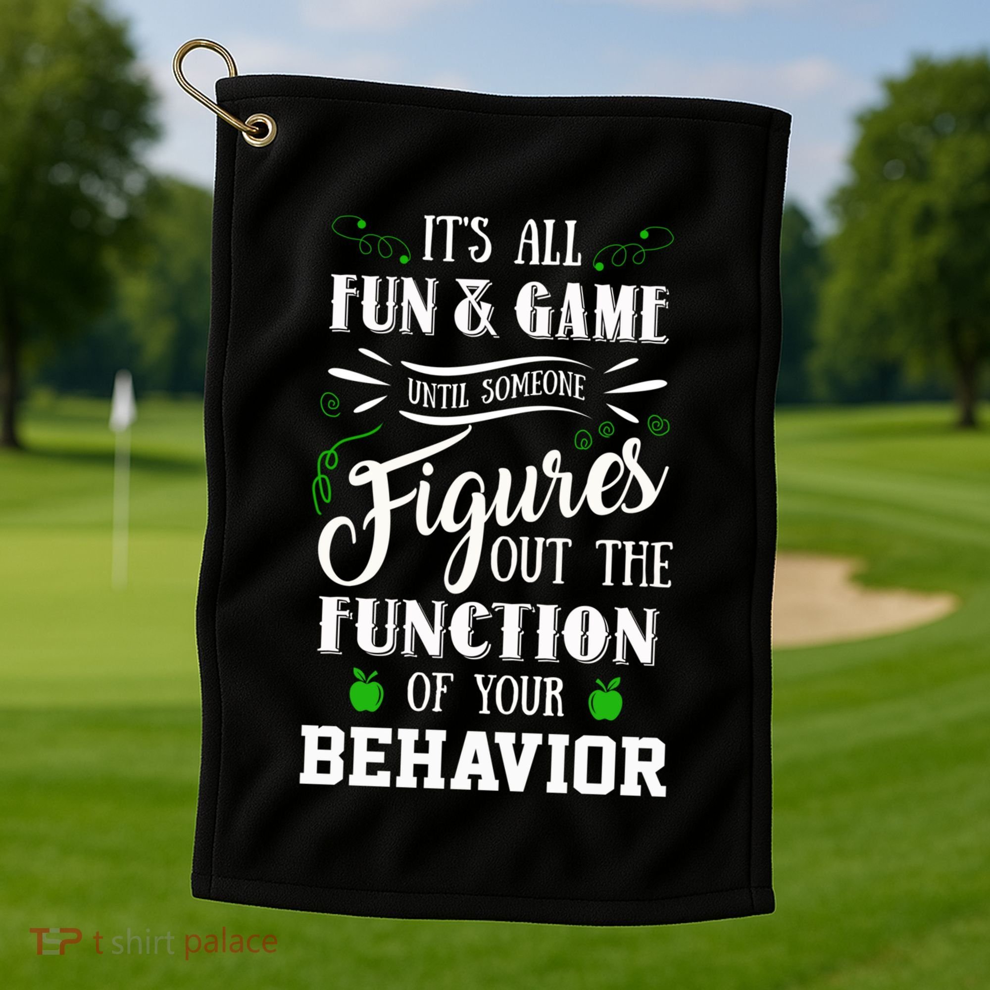 It's All Fun And Games Special Education Teacher Gift Golf Towel