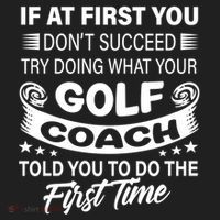 If At First You DonT Succeed Golf Coach Funny Gift Gift Beanie thumb 2