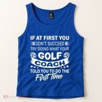 If At First You DonT Succeed Golf Coach Funny Gift Gift Tank Top thumb 2