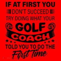 If At First You DonT Succeed Golf Coach Funny Gift Gift Santa Hat thumb 1