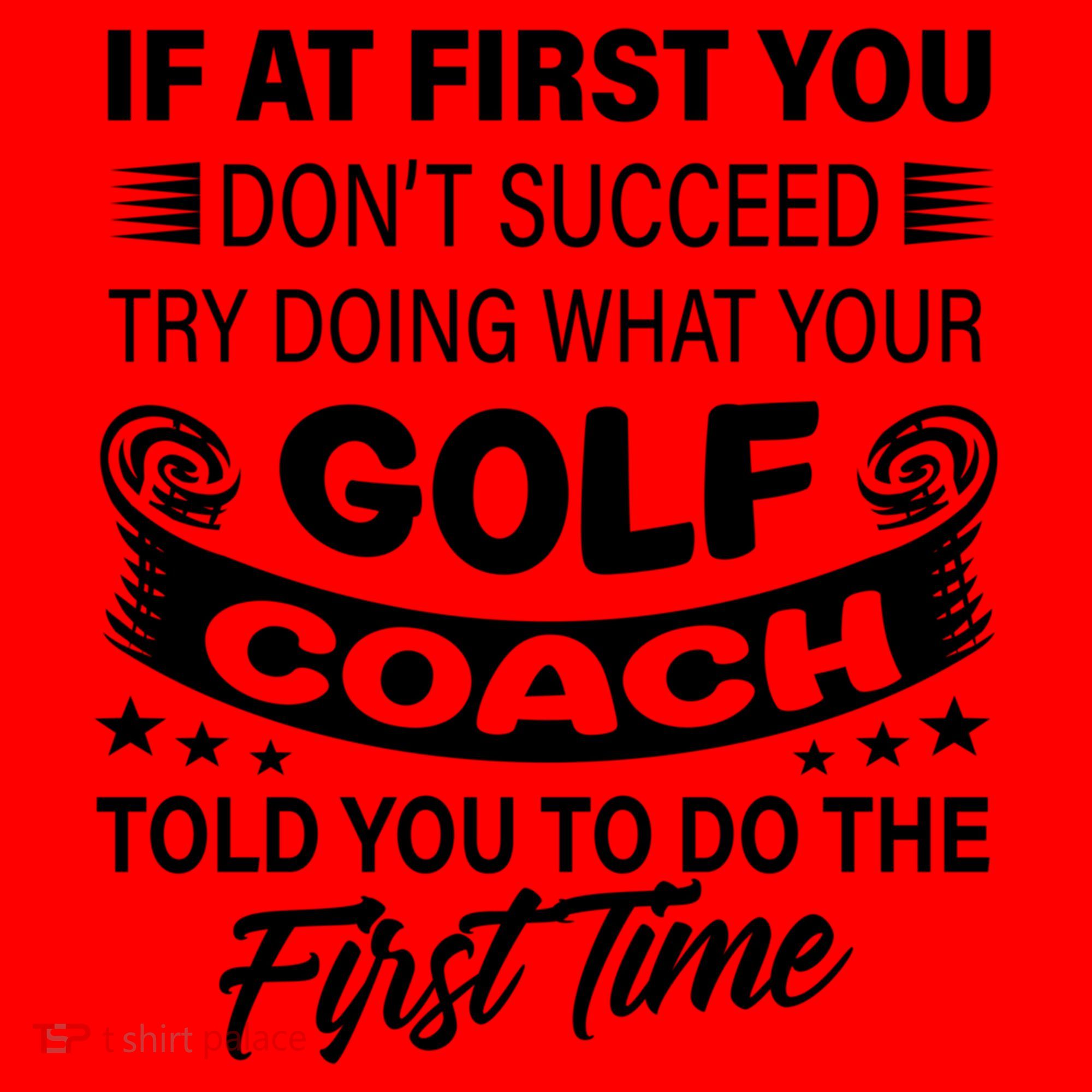 If At First You DonT Succeed Golf Coach Funny Gift Gift Santa Hat