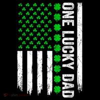 Irish American Flag One Lucky Dad Shamrock St PatrickS Day Coffee Mug thumb 5