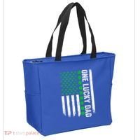 Irish American Flag One Lucky Dad Shamrock St PatrickS Day Tote Bag thumb 2