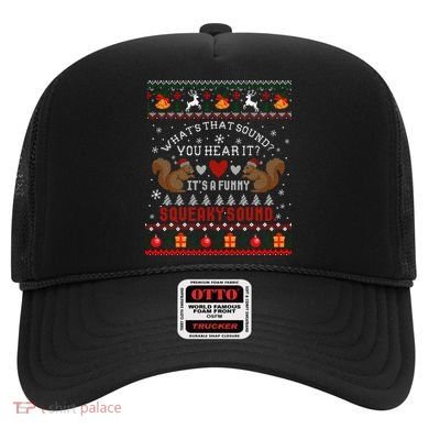ItS A Funny Squeaky Sound Christmas Squirrel Ugly Funny Gift Hat
