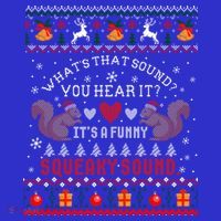 ItS A Funny Squeaky Sound Christmas Squirrel Ugly Funny Gift Women's Tank Top thumb 5