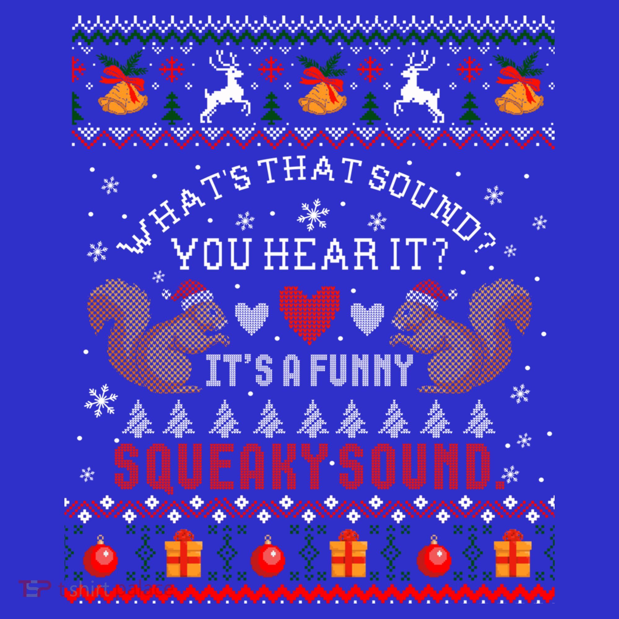 ItS A Funny Squeaky Sound Christmas Squirrel Ugly Funny Gift Women's Tank Top