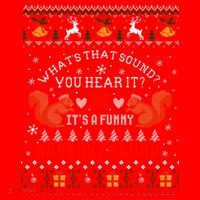 ItS A Funny Squeaky Sound Christmas Squirrel Ugly Funny Gift Santa Hat thumb 1