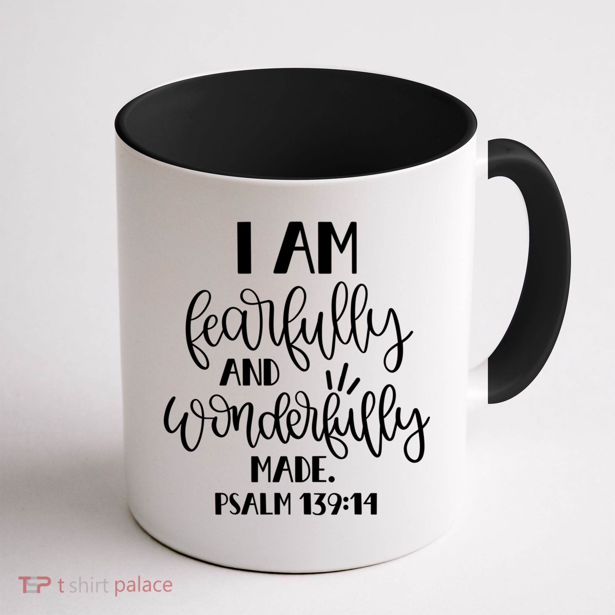 I Am Fearfully And Wonderfully Made Psalm 139:14 Christian Meaningful Gift Coffee Mug