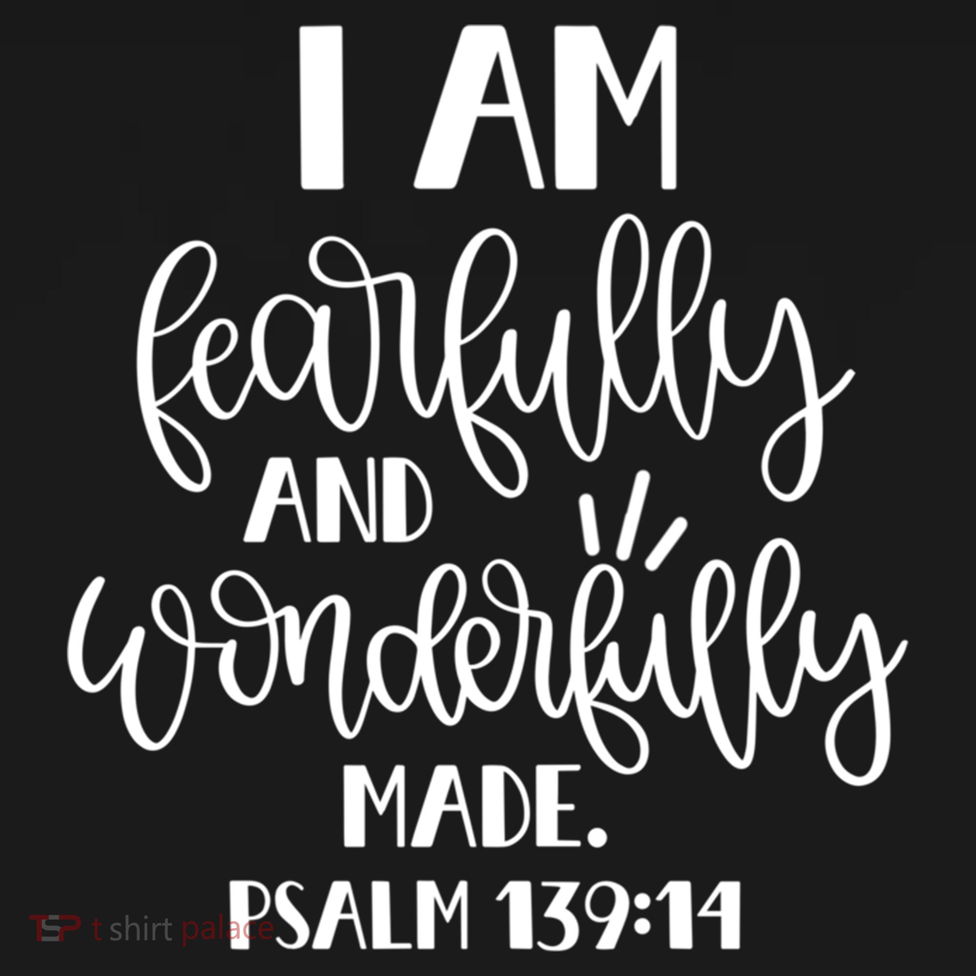 I Am Fearfully And Wonderfully Made Psalm 139:14 Christian Meaningful Gift Women's Hoodie