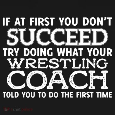 If At First You Dont Succeed Funny Wrestling Coach Bucket Hat