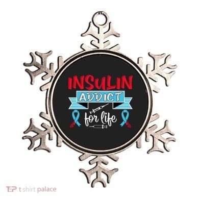 Insulin Addict For Life Diabetes Awareness Ornament