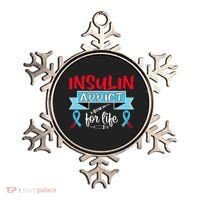 Insulin Addict For Life Diabetes Awareness Ornament thumb 0