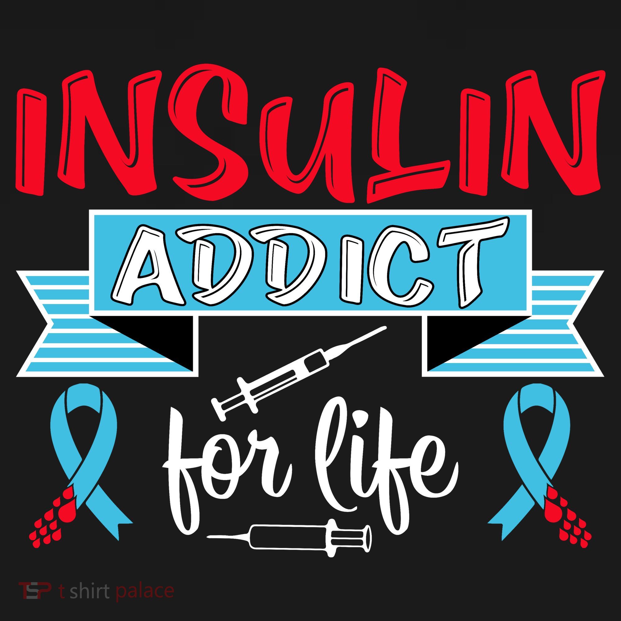 Insulin Addict For Life Diabetes Awareness Ornament