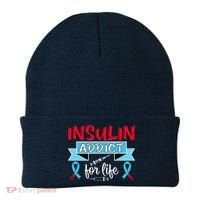 Insulin Addict For Life Diabetes Awareness Beanie thumb 0