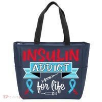 Insulin Addict For Life Diabetes Awareness Tote Bag thumb 0