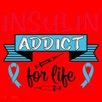 Insulin Addict For Life Diabetes Awareness Santa Hat thumb 1