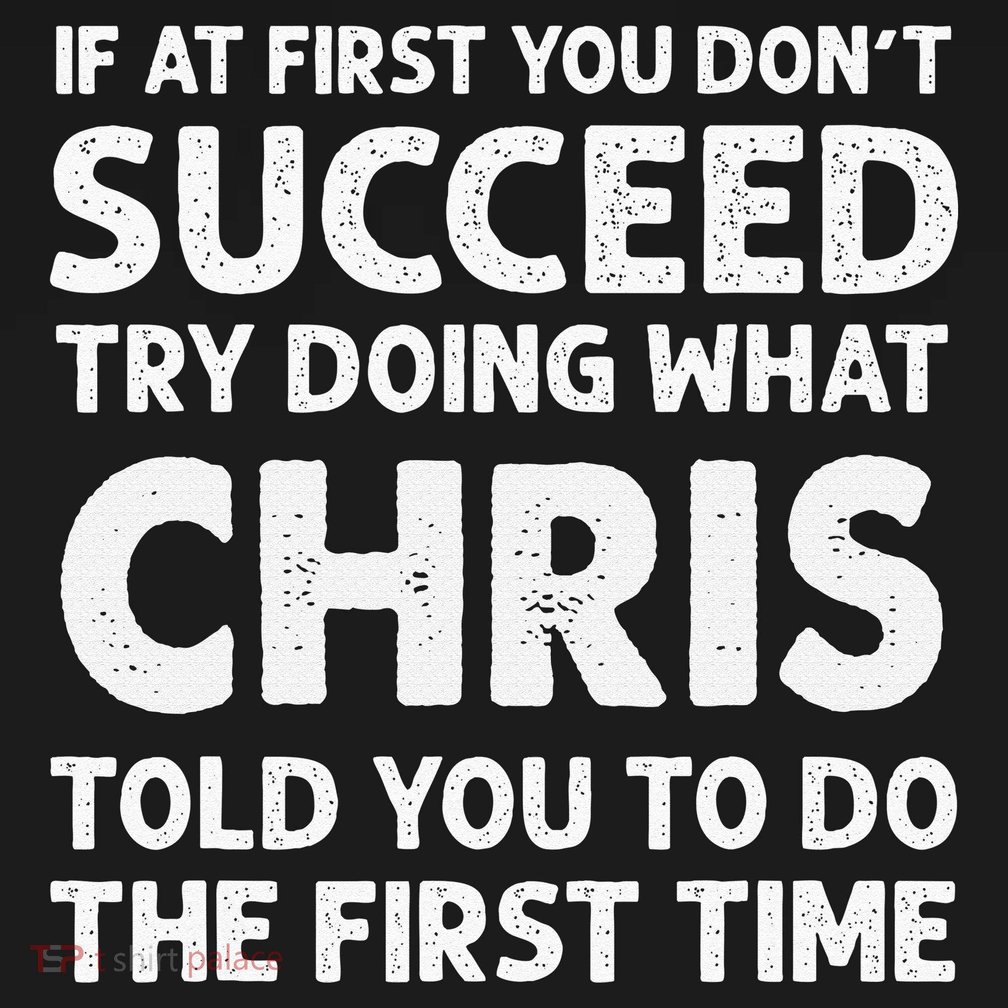 If At First You Dont Succeed Try Doing What Chris Told You To Women's Hoodie
