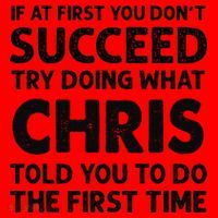 If At First You Dont Succeed Try Doing What Chris Told You To Santa Hat thumb 1