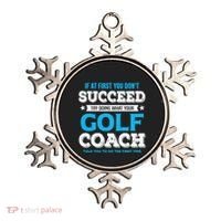 If At First You DonT Succeed Funny Golf Coach Gift Ornament thumb 0