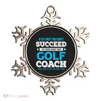 If At First You DonT Succeed Funny Golf Coach Gift Ornament thumb 0