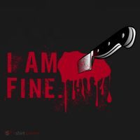 I Am Fine True Crime Nightmare Horror Movie Quote Gift Women's Hoodie thumb 2