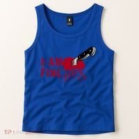 I Am Fine True Crime Nightmare Horror Movie Quote Gift Tank Top thumb 2