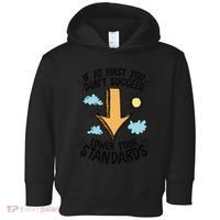If At First You Don’T Succeed Lower Your Standards Toddler Hoodie thumb 0