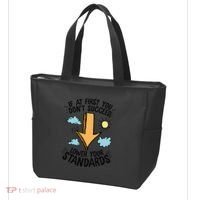 If At First You Don’T Succeed Lower Your Standards Tote Bag thumb 3