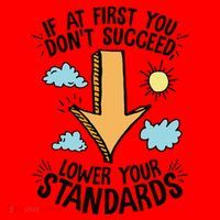 If At First You Don’T Succeed Lower Your Standards Santa Hat thumb 1