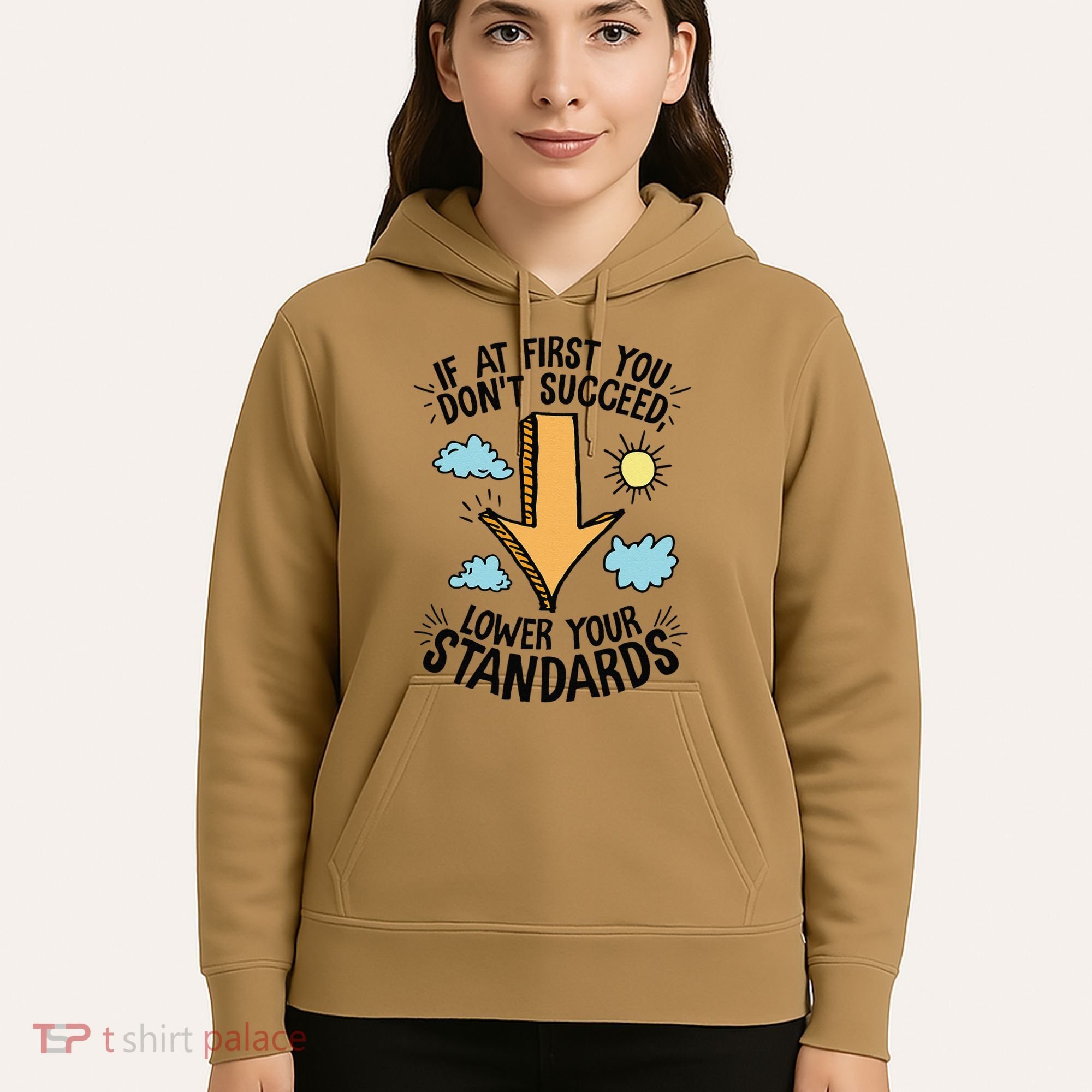 If At First You Don’T Succeed Lower Your Standards Hoodie