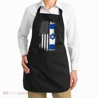 Israeli American Flag Pride Israel Usa Apron thumb 2