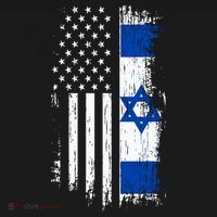 Israeli American Flag Pride Israel Usa Mousepad thumb 1