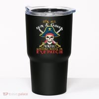 It's All Fun & Games Until Someone Needs An Eyepatch Pirate Skull Tumbler thumb 0