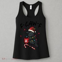 It’s An F-Caw-F Kind Of Christmas Crow Xmas Women's Tank Top thumb 3