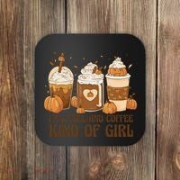 I'm A Fall And Coffee Kind Of Girl Coaster thumb 0