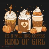 I'm A Fall And Coffee Kind Of Girl Coaster thumb 2
