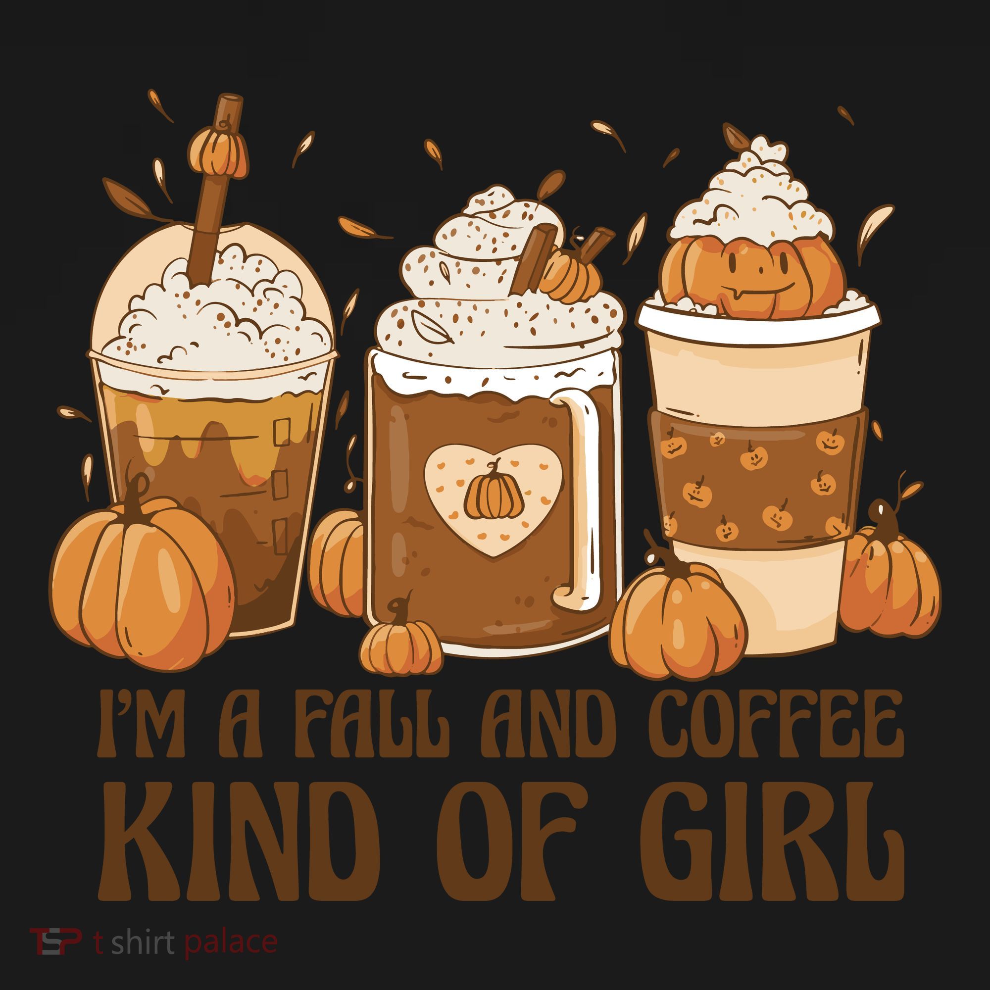 I'm A Fall And Coffee Kind Of Girl Toddler Hoodie