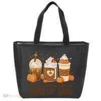 I'm A Fall And Coffee Kind Of Girl Tote Bag thumb 0